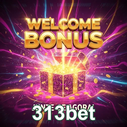 Imagem promocional da 313bet destacando o bônus bônus 05 para novos jogadores no site 313bet.