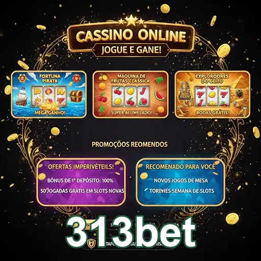 Tela de cassino mobile com economia de dados na 313bet