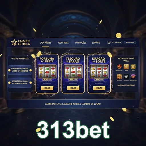 Tela de jogos de cassino, destaque para compatibilidade total no mobile