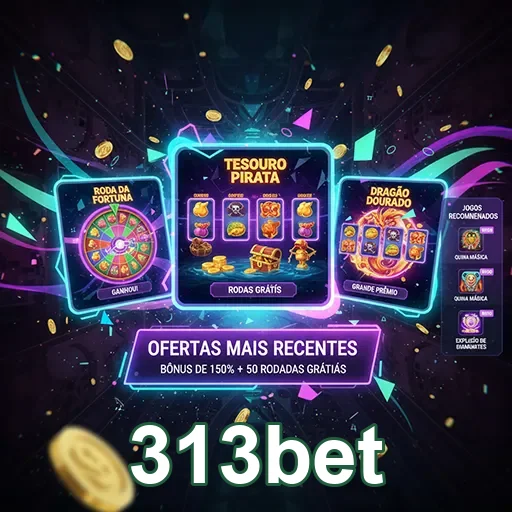 Imagem do site 313bet exibindo sua página inicial com opções de apostas e promoções.